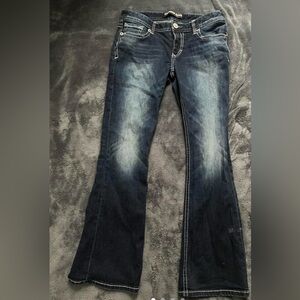 Express Indigo Flare Jeans